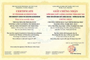 TUYỂN SINH CTĐT CÔNG NGHỆ DỆT MAY NĂM 2025