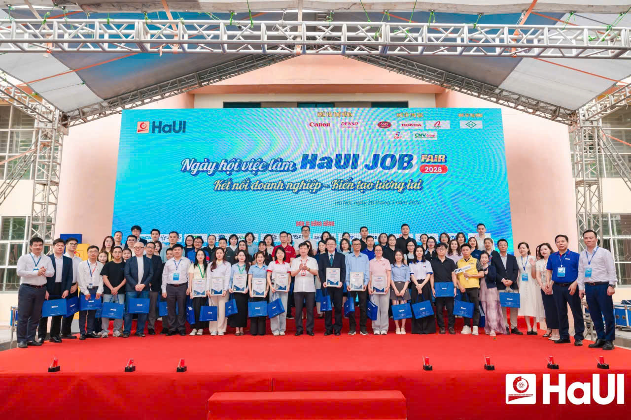 Ngày hội việc làm – Job Fair HaUI 2026: Kết nối doanh nghiệp, kiến tạo tương lai