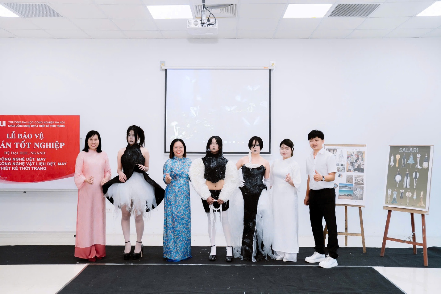 LỄ BẢO VỆ ĐỒ ÁN TỐT NGHIỆP NGÀNH THIẾT KẾ THỜI TRANG KHÓA 17 - KHOA CÔNG NGHỆ MAY VÀ THIẾT KẾ THỜI TRANG, ĐẠI HỌC CÔNG NGHIỆP HÀ NỘI