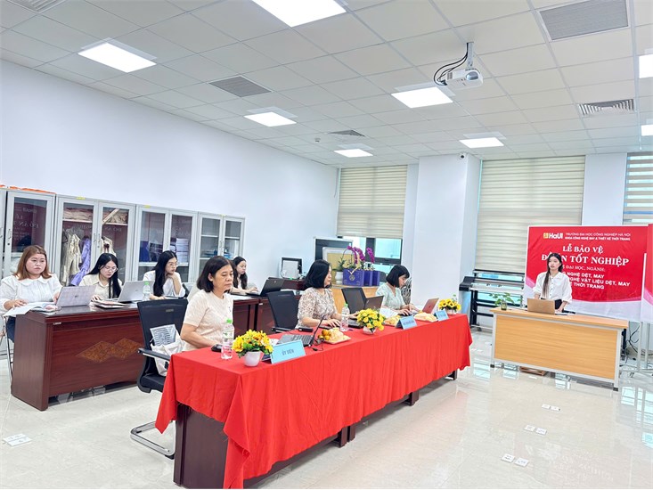 Lễ bảo vệ Đồ án tốt nghiệp ngành Công nghệ Dệt, May Hệ Đại học - Khoa Công nghệ May & TKTT